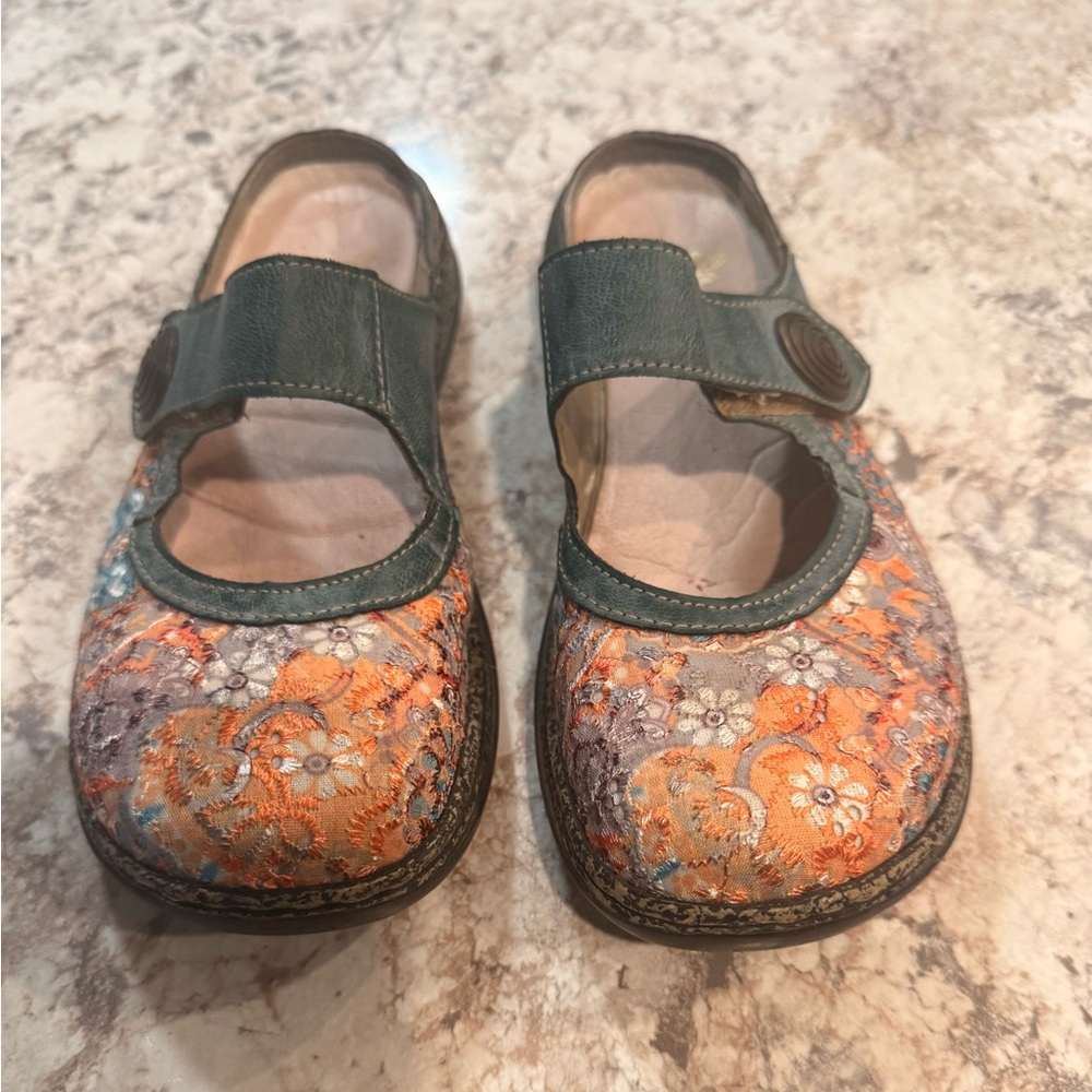 Rieker Distressed Leather Shoes